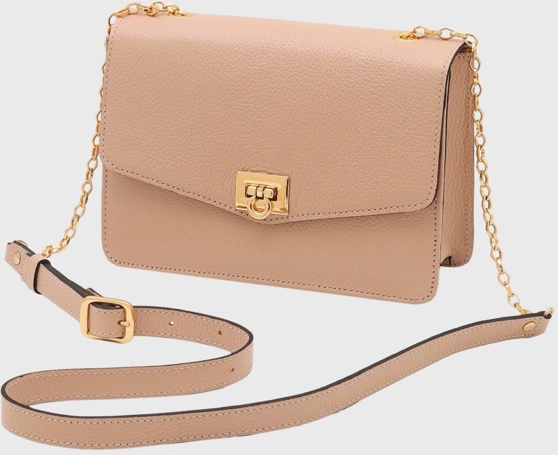 Imagem principal Bolsa Transversal Couro Mariart Margarida Creme bege bege