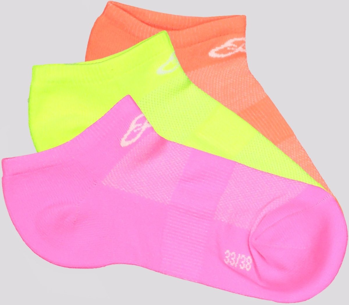 Kit 3 Pares de Meias Olympikus Cano Invisível Feminino