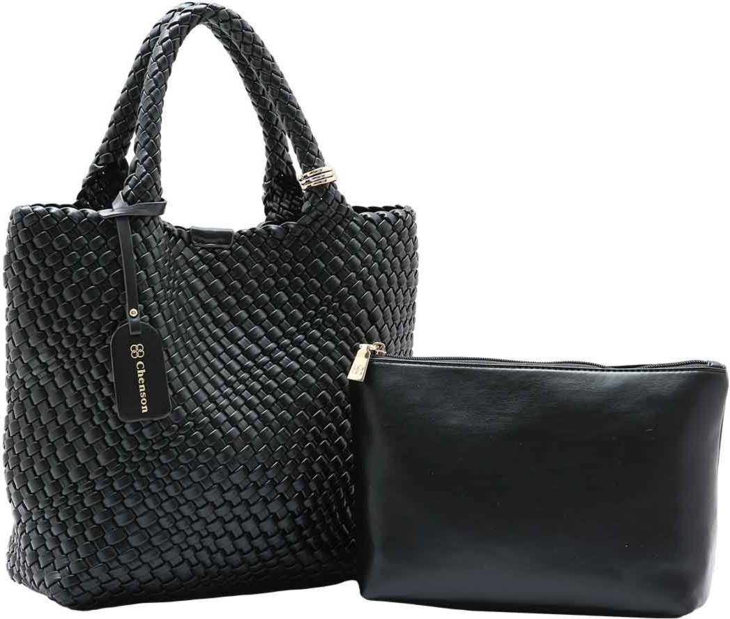 Kit Bolsa Feminina + Necessaire Chenson Original Tressê Elegance Mão 3485003