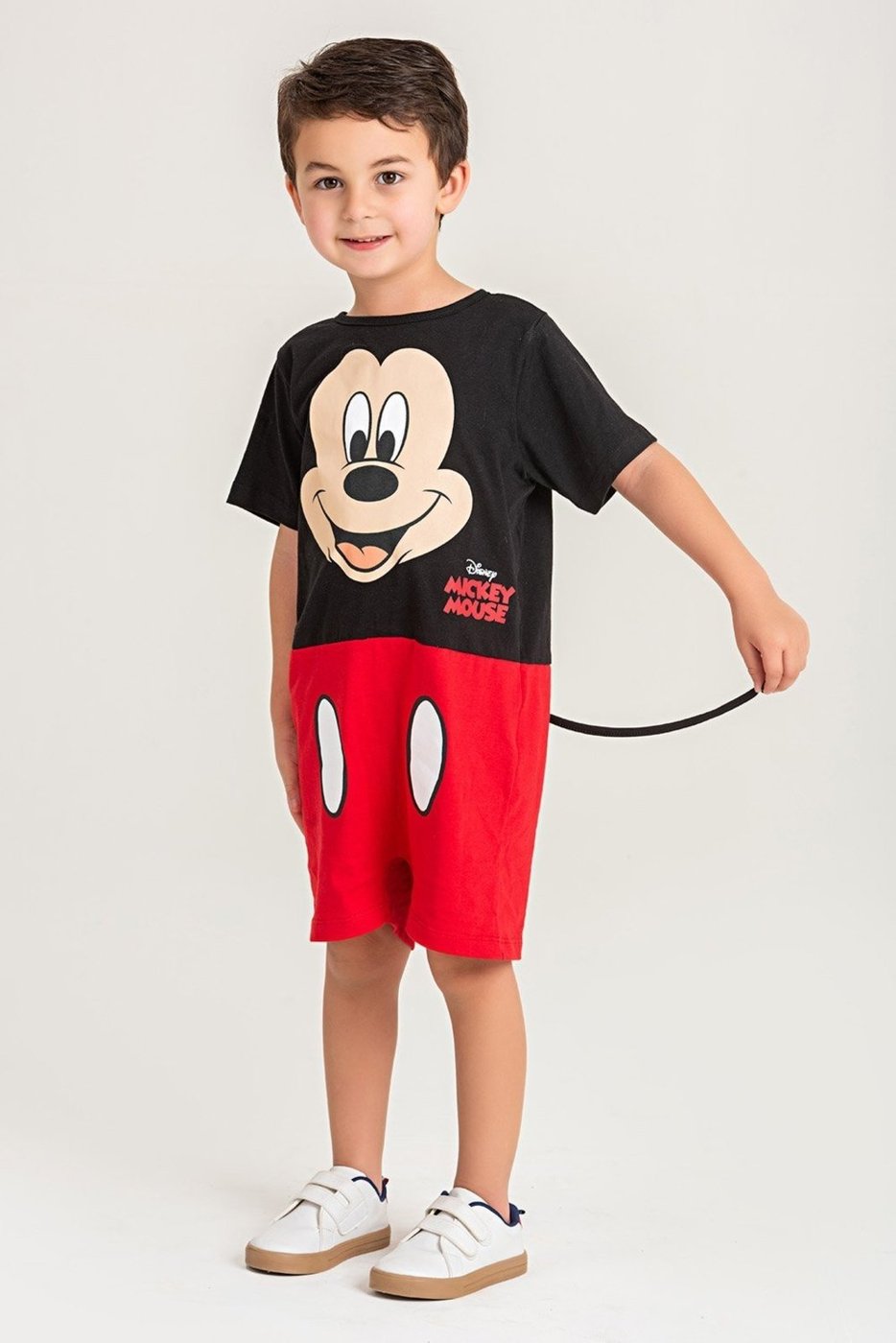 Imagem principal Infantil - Macacão Disney Mickey Mouse Disney e Vermelho preto Disney preto