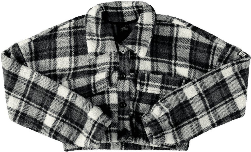 Imagem principal Infantil - Casaco Xadrez em Plush Juvenil Gloss preto Gloss preto