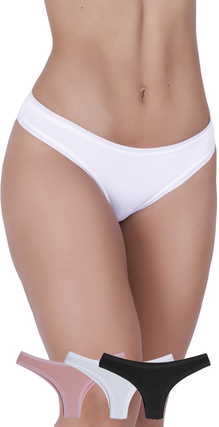 Kit 3 Calcinhas Estrela Microfibra Concept Lingerie