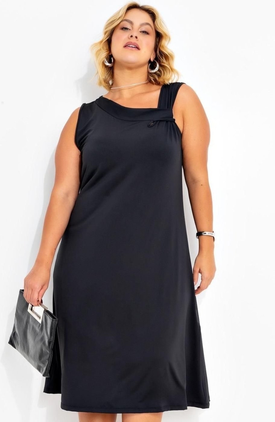 Imagem principal Vestido Em Malha Fria Marguerite preto Marguerite preto