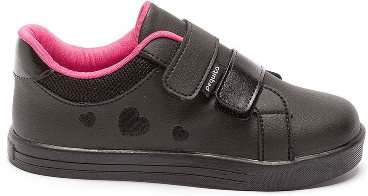 Imagem principal Infantil - Tênis Feminino Jogging Menina Escolar Pequito preto Pequito preto