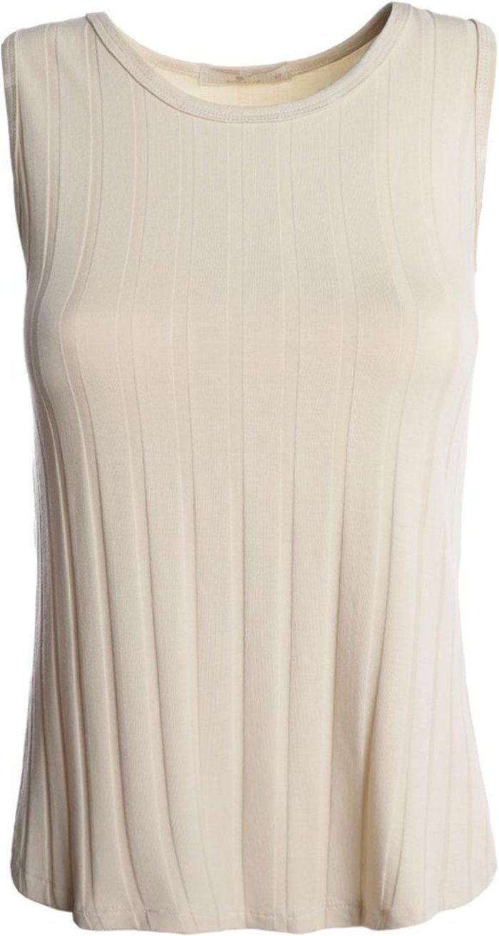 Imagem principal Blusa Regata Mullet Canelado Feminina AREIA Autentique amarelo Autentique amarelo