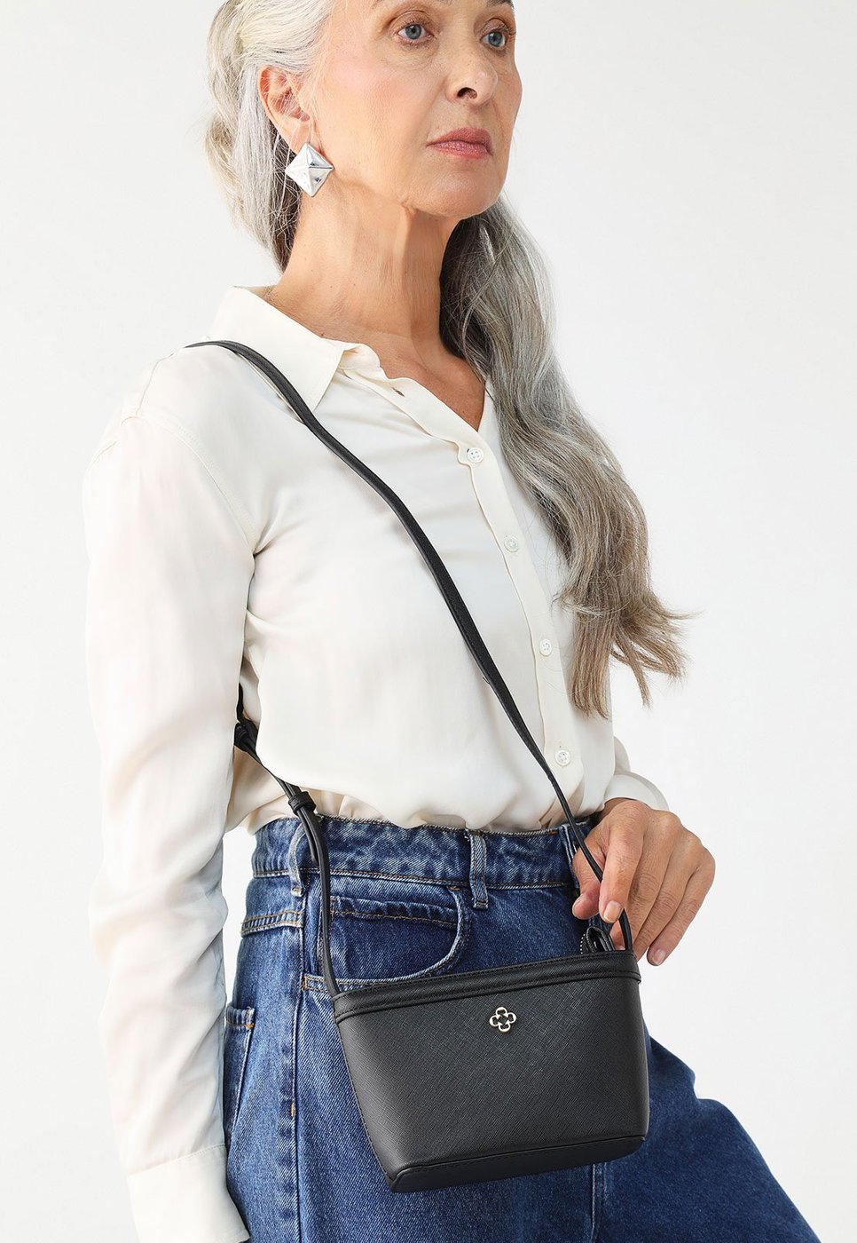 Bolsa Capodarte Logo Preta