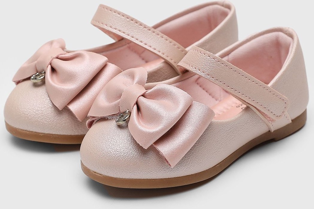 Infantil - Sapatilha Klin Princesa Laço Claro