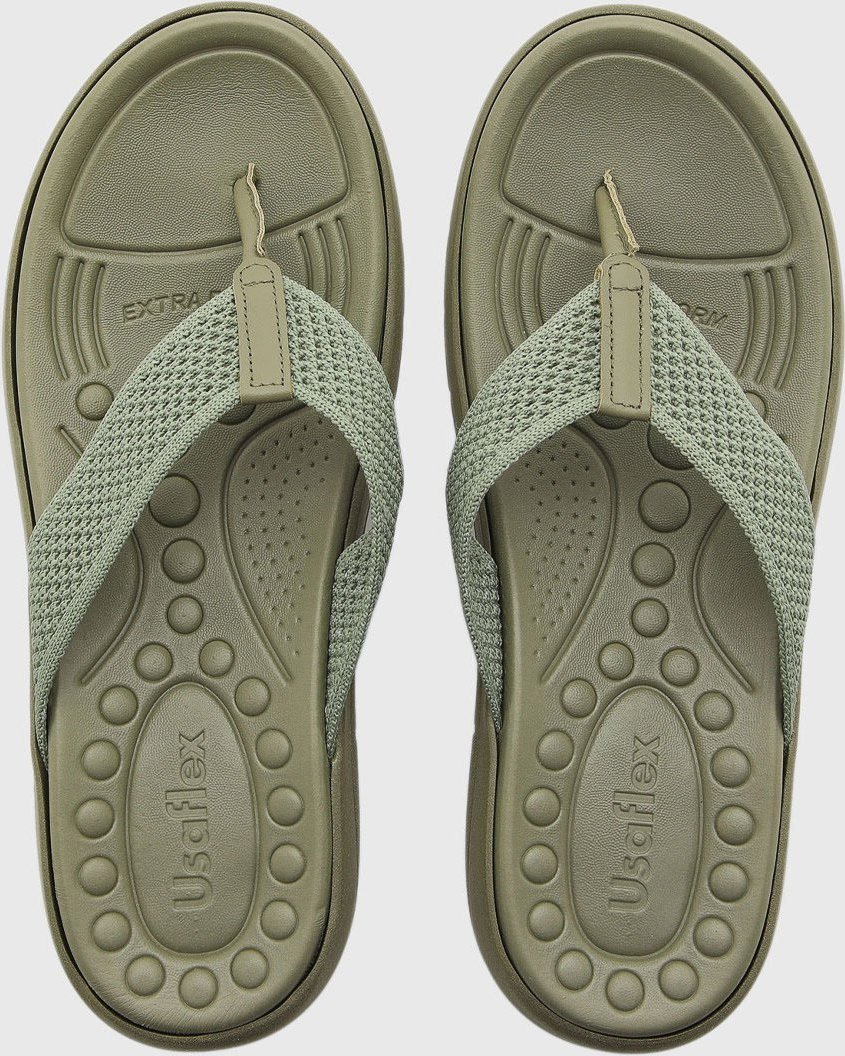 Chinelo Dedo Feminino Usaflex Tiras Texturizadas