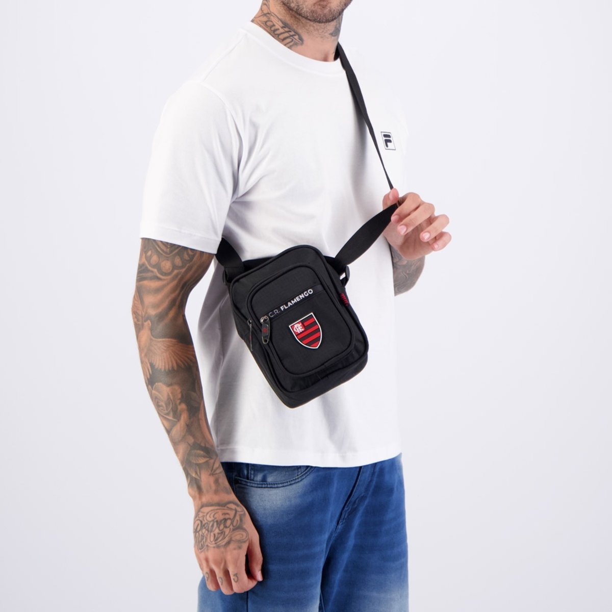 Shoulder Bag Flamengo Preta