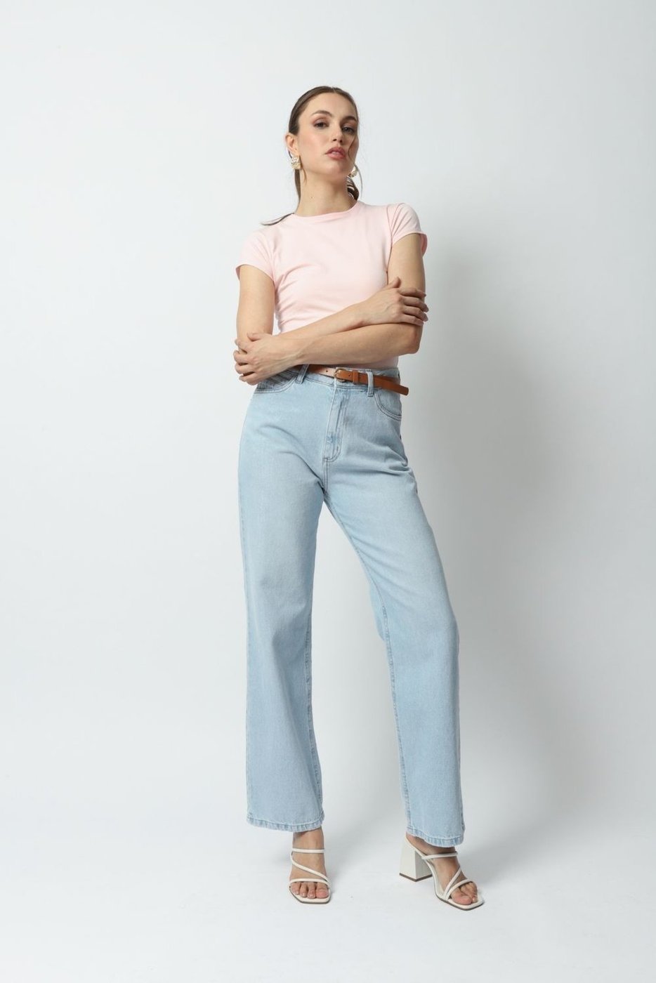 Calça Jeans Reta 38