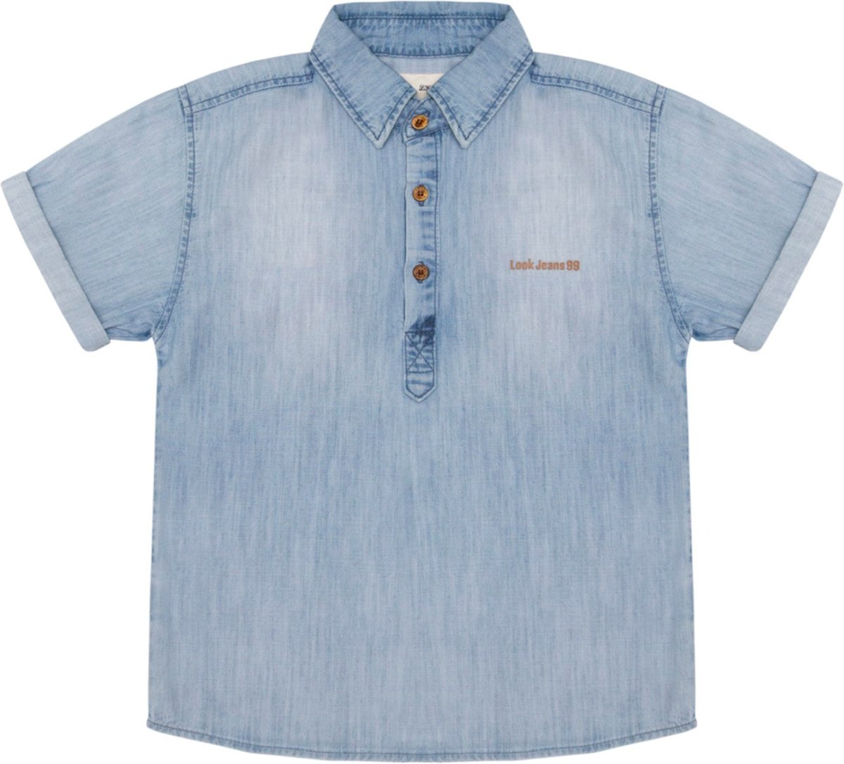 Imagem principal Infantil - Camisa Juvenil Look Jeans Bata Jeans azul Look Jeans azul