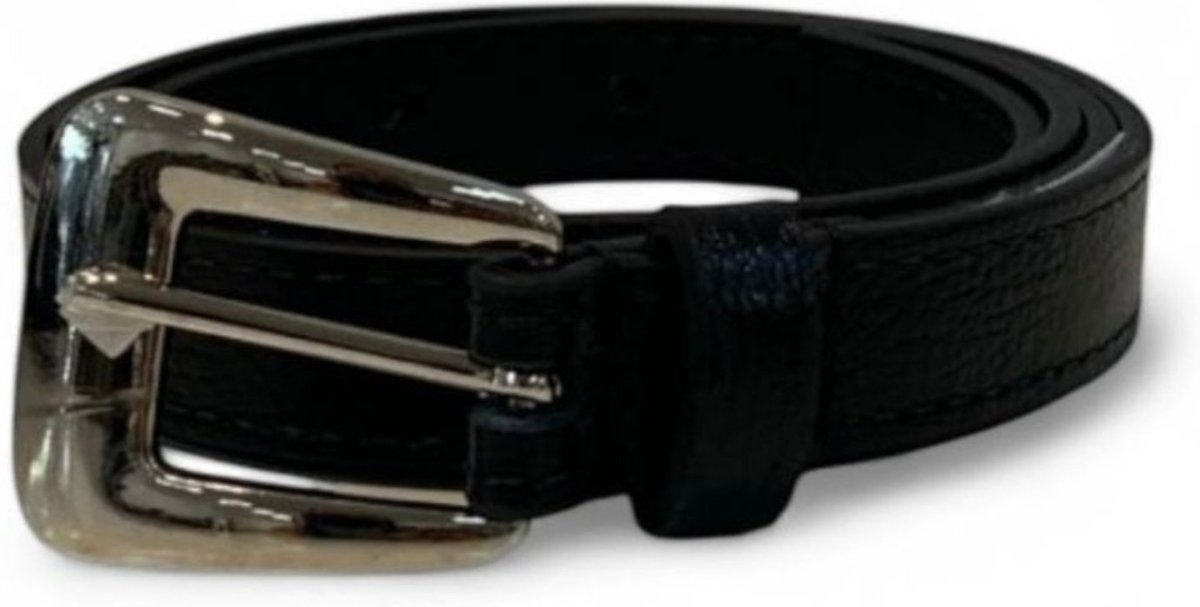 Cinto Feminino em Couro Fivela Prata 005