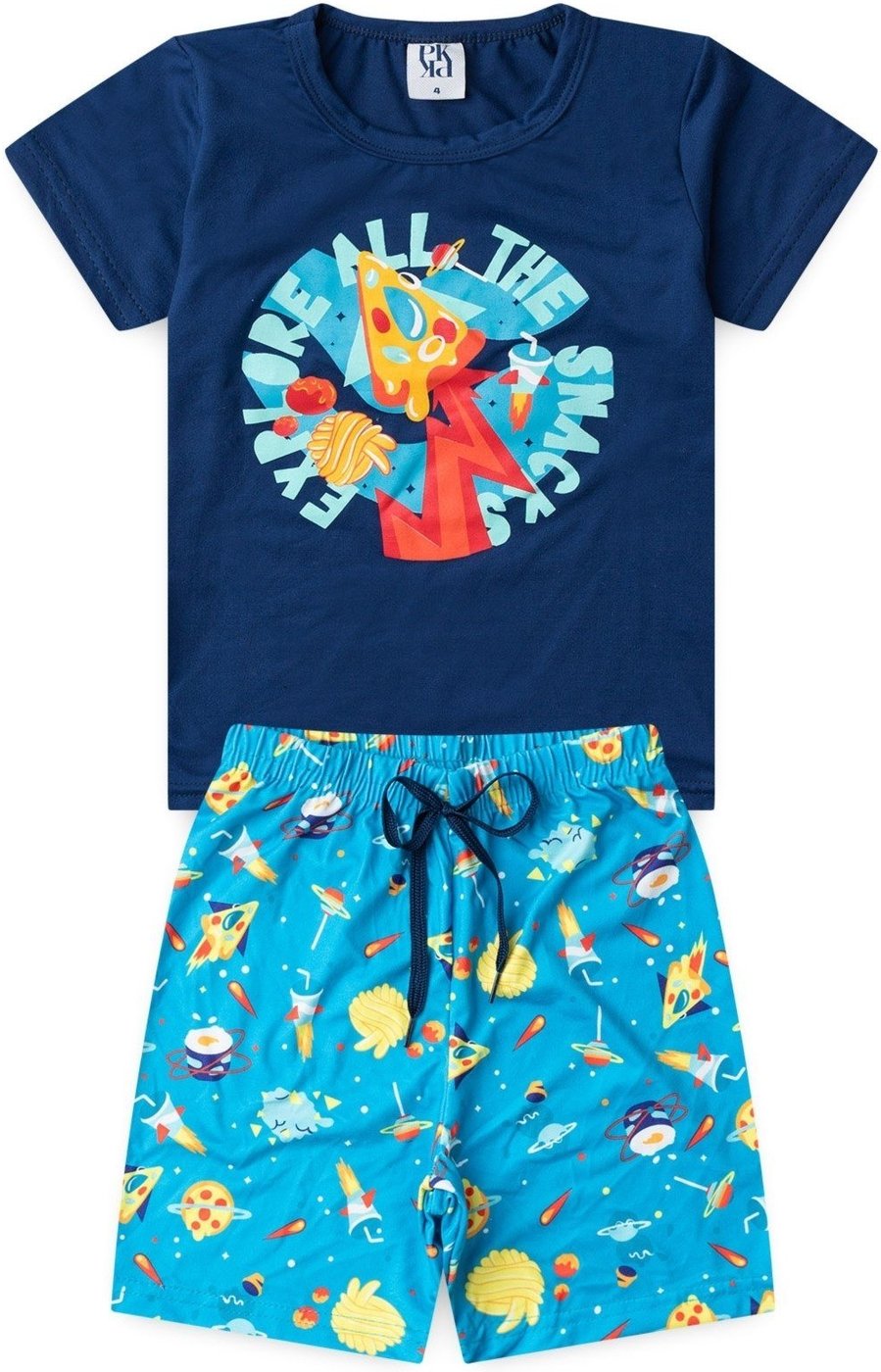 Imagem principal Pijama Platinum Noite De Lanchinhos PLATINUM KIDS azul marinho PLATINUM KIDS azul marinho