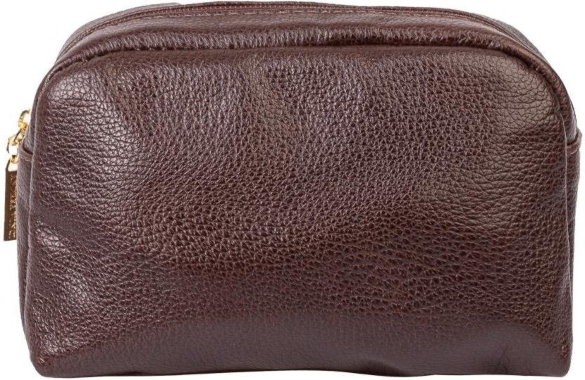 Imagem principal Necessaire de couro liso Dara 14x18x9cm - Café Andrea Vinci azul Andrea Vinci azul