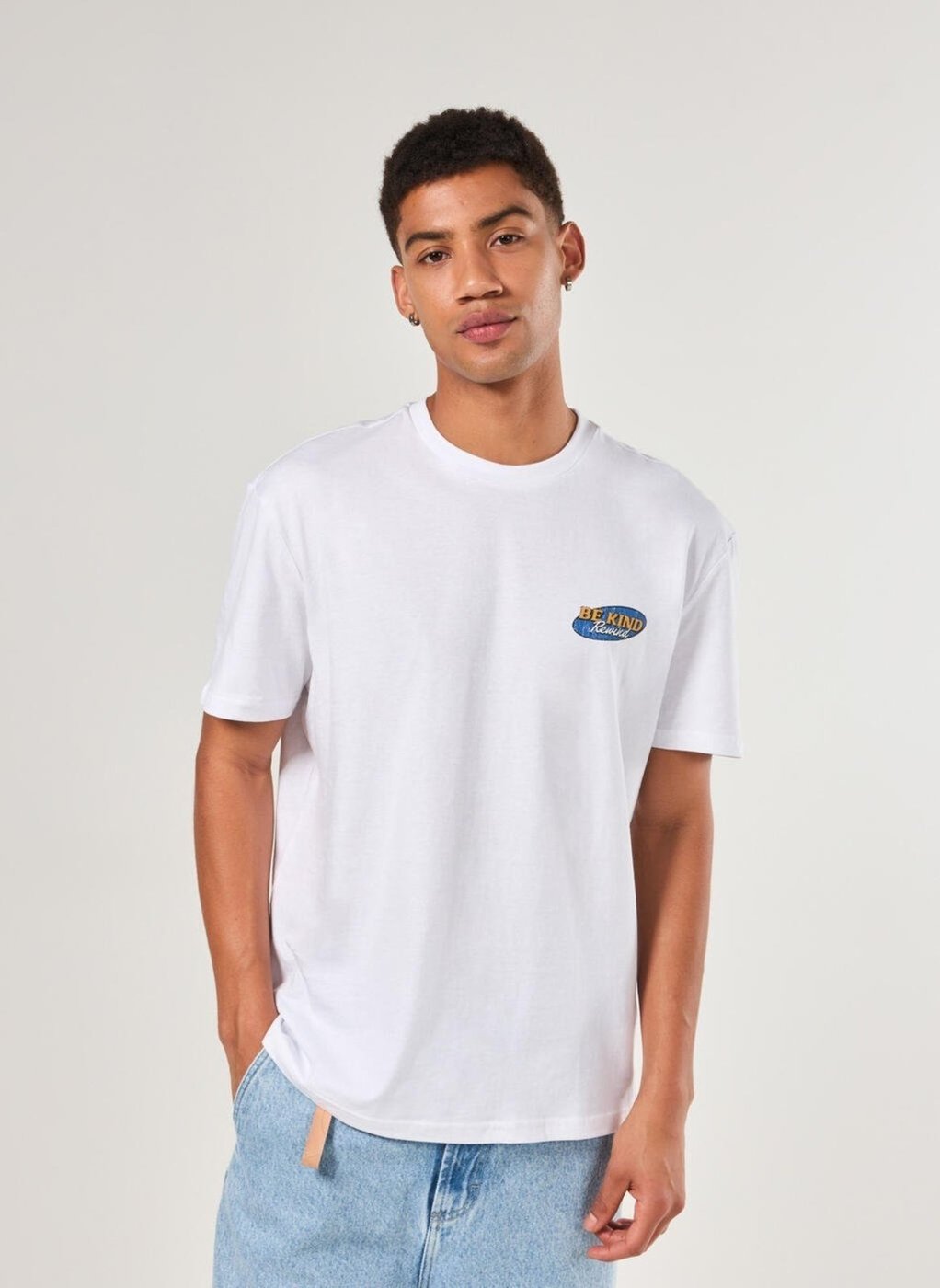 Imagem principal Camiseta Comfort Branca Be Kind Youcom branco Youcom branco