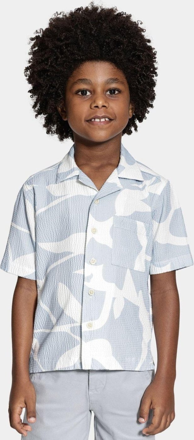 Imagem principal Infantil - Camisa Aramis Regular Manga Curta Azul e Branco azul marinho Aramis azul marinho