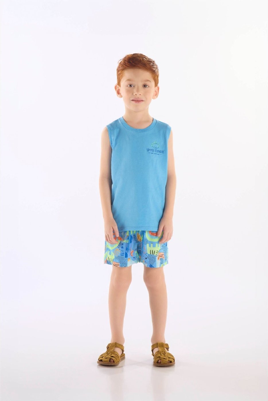 Imagem principal Infantil - Conjunto Menino com Regata e Short Up Baby azul Up Baby azul