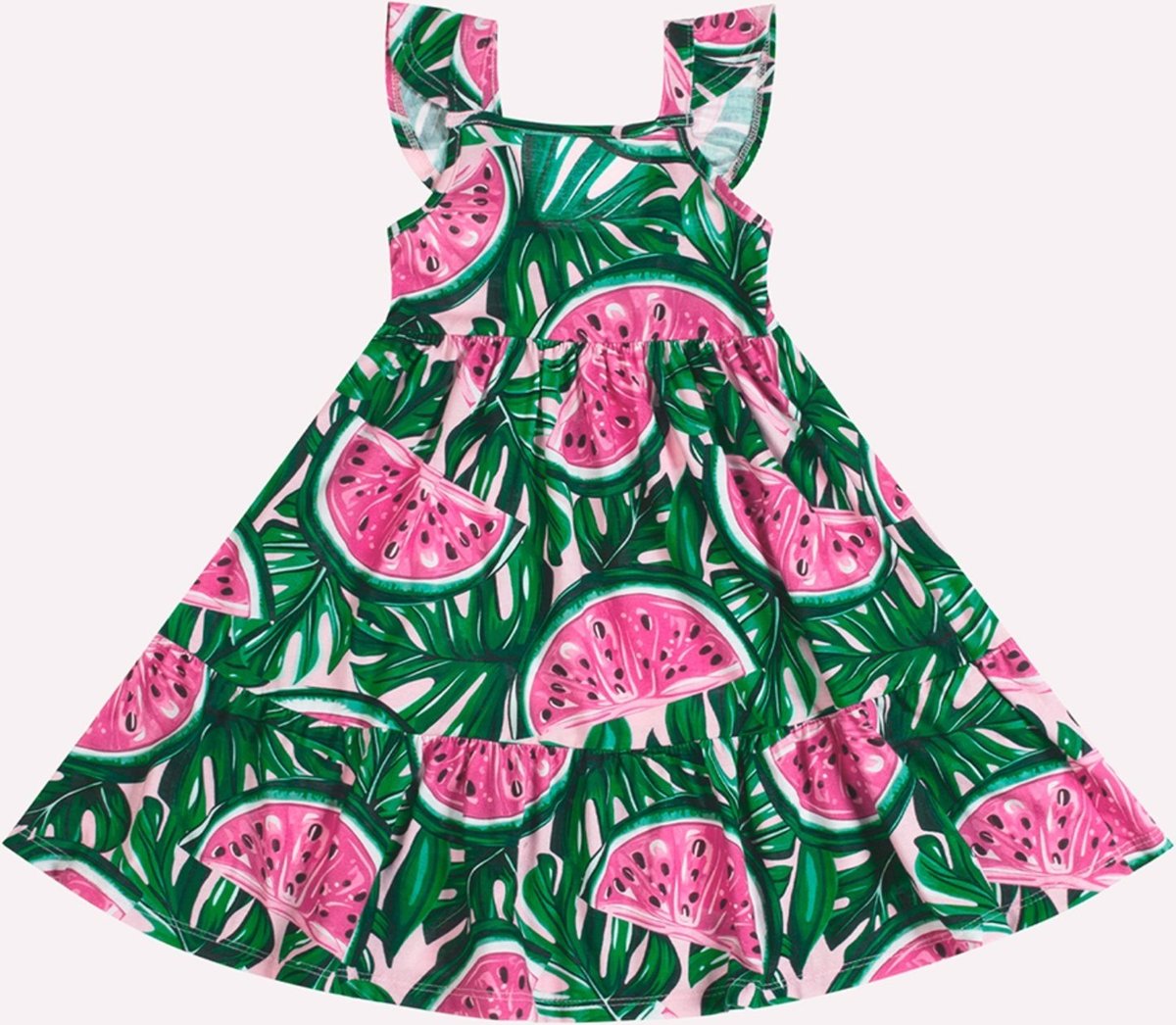 Infantil - Vestido Menina Melancia