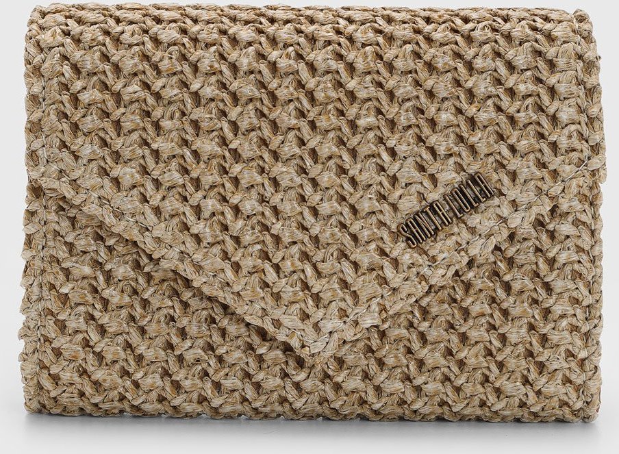 Imagem principal Carteira Feminina Santa Lolla Trançada bege Santa Lolla bege