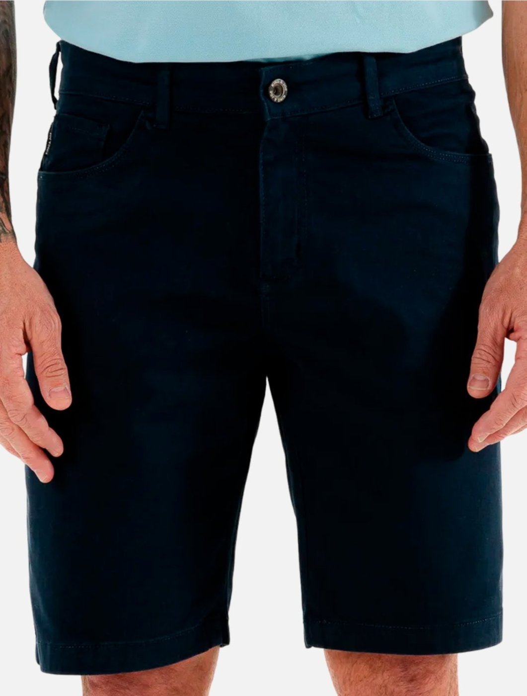 Imagem principal Bermuda King & Joe Slim Sarja BM21113 King E Joe azul marinho King E Joe azul marinho