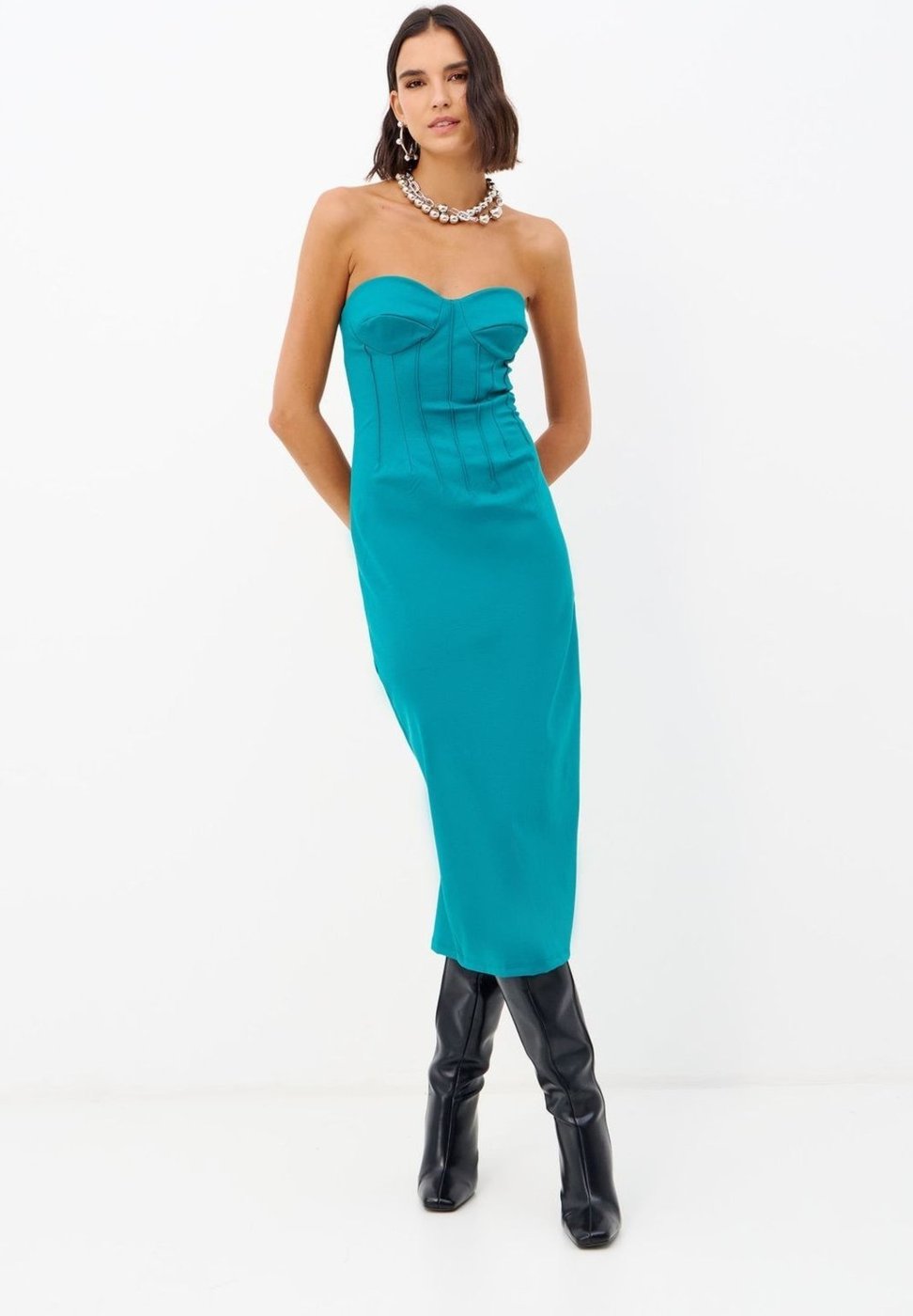 Vestido Busto Meia Taça Feminino