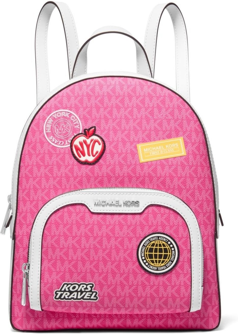 Imagem principal Mochila Jaycee Média Em Jeans 35R5s8tb8b675 Michael Kors rosa Michael Kors rosa