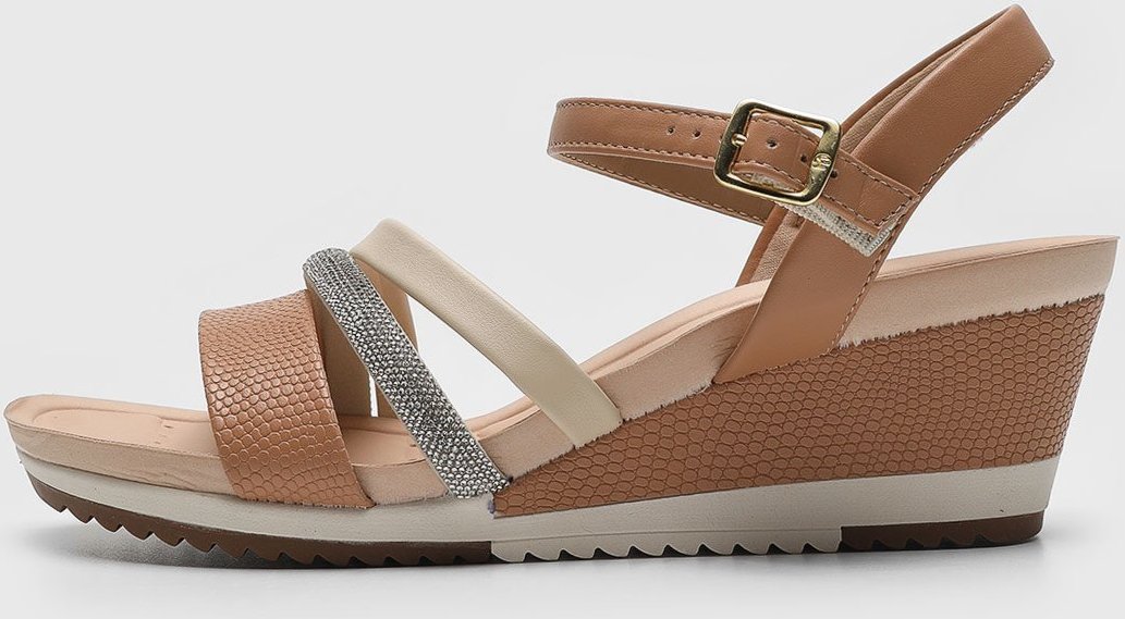 Sandália Anabela Modare Tira Hotfix