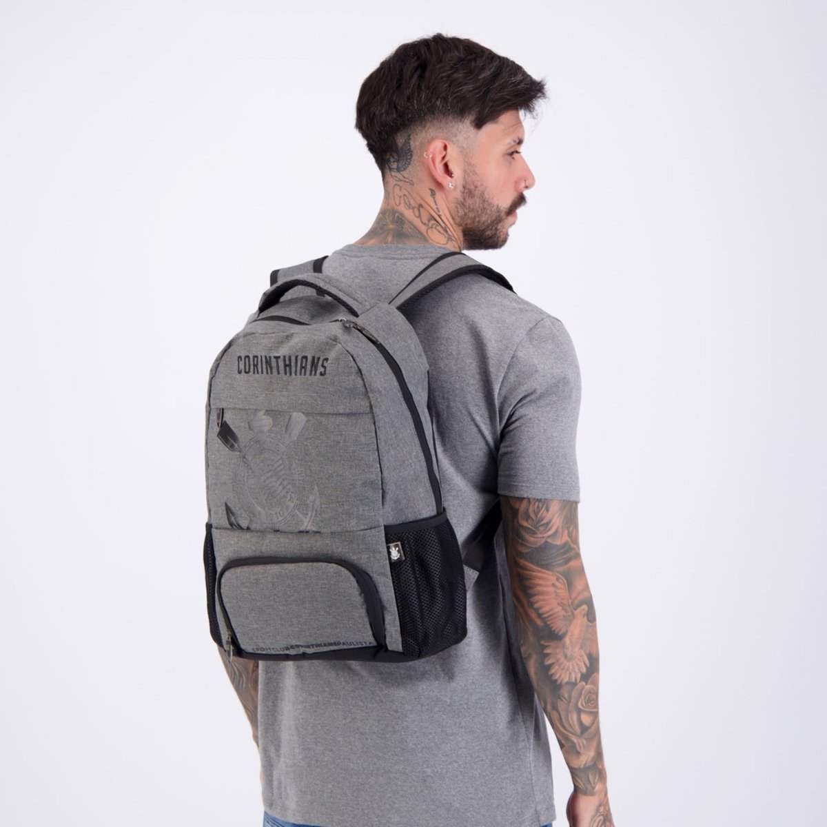 Mochila Corinthians e Preta