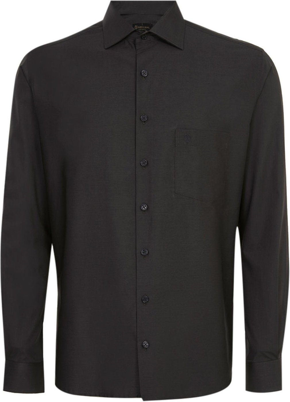 Imagem principal Camisa Individual Comfort Lisa In24 Escuro Masculino cinza Individual cinza