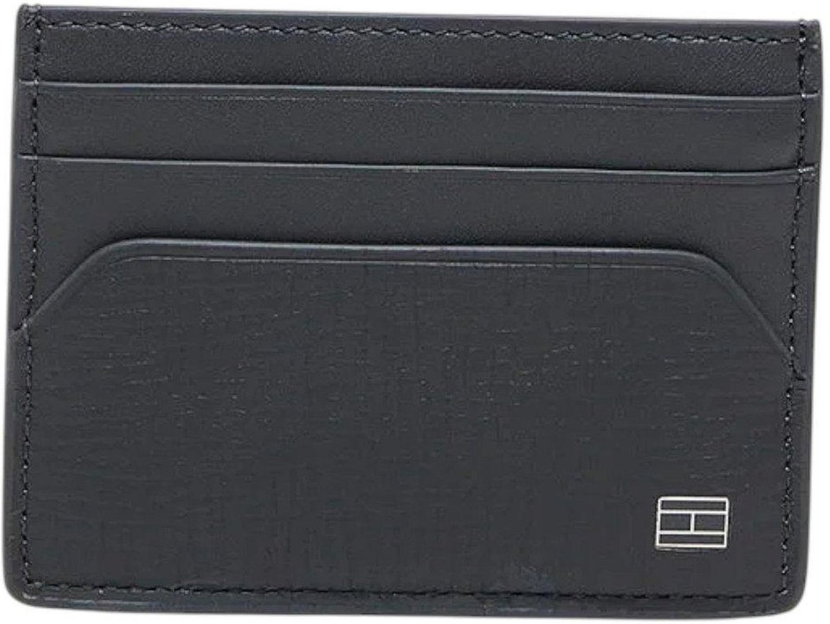 Imagem principal Carteira Tommy Hilfiger Flag Cc Holder Couro Cinza Escuro preto Tommy Hilfiger preto