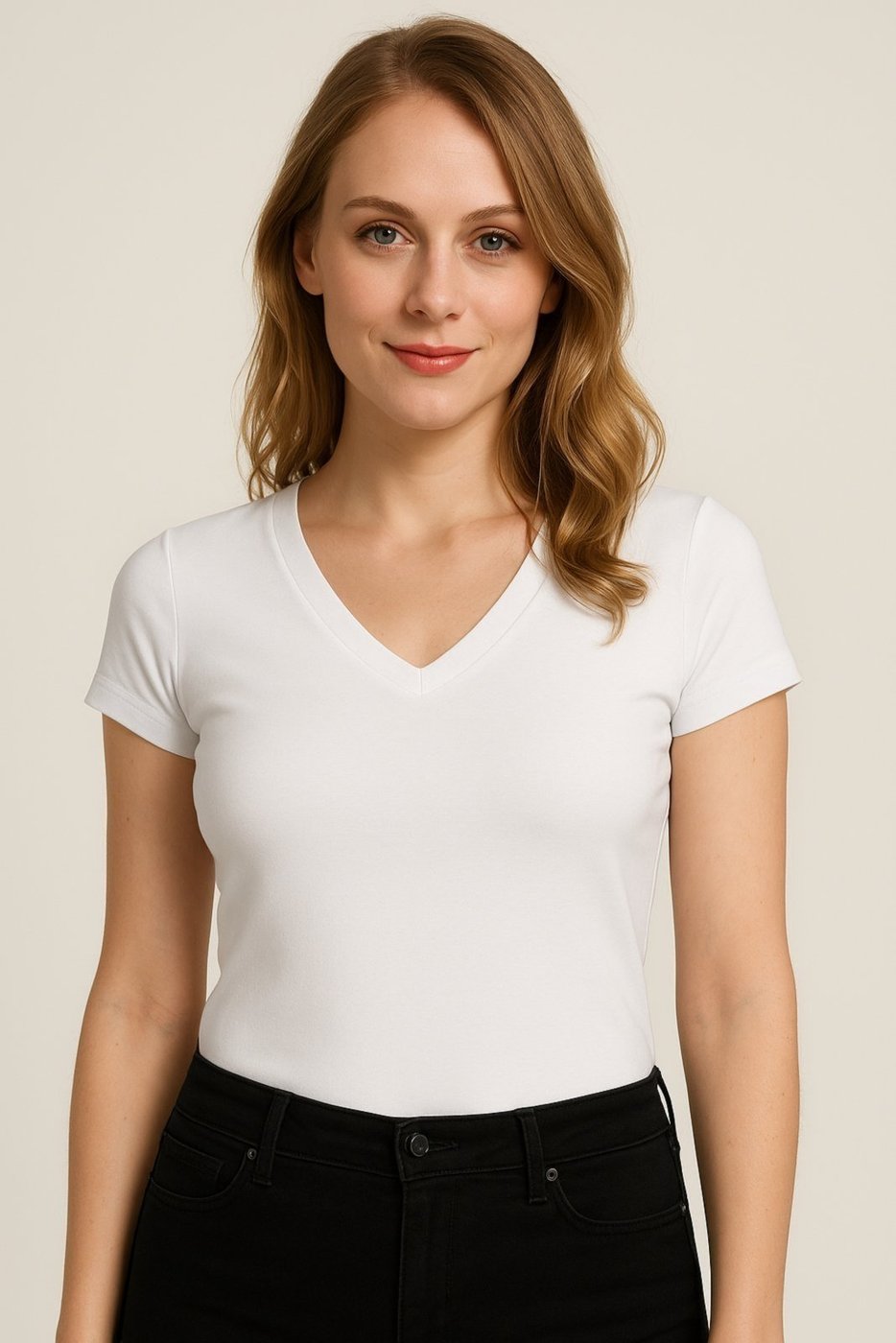 Blusa D Bell Outlet Fashion Baby Look Básica Branca