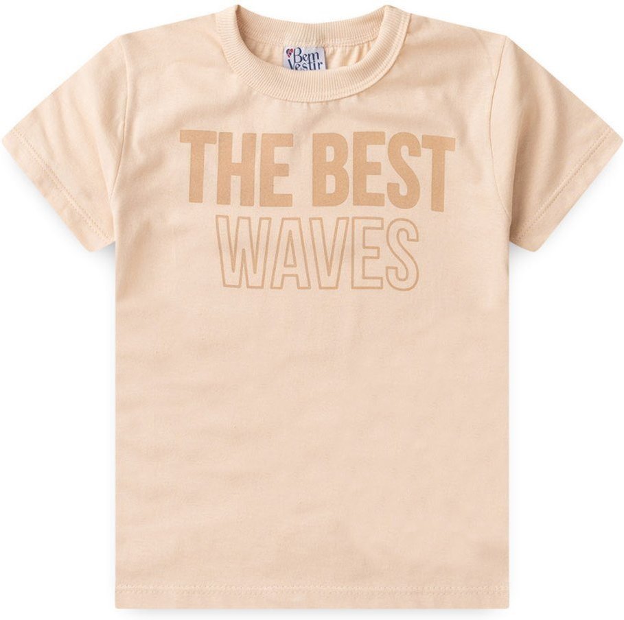 Imagem principal Infantil - Camiseta Bem Vestir Manga Curta bege BEM VESTIR bege