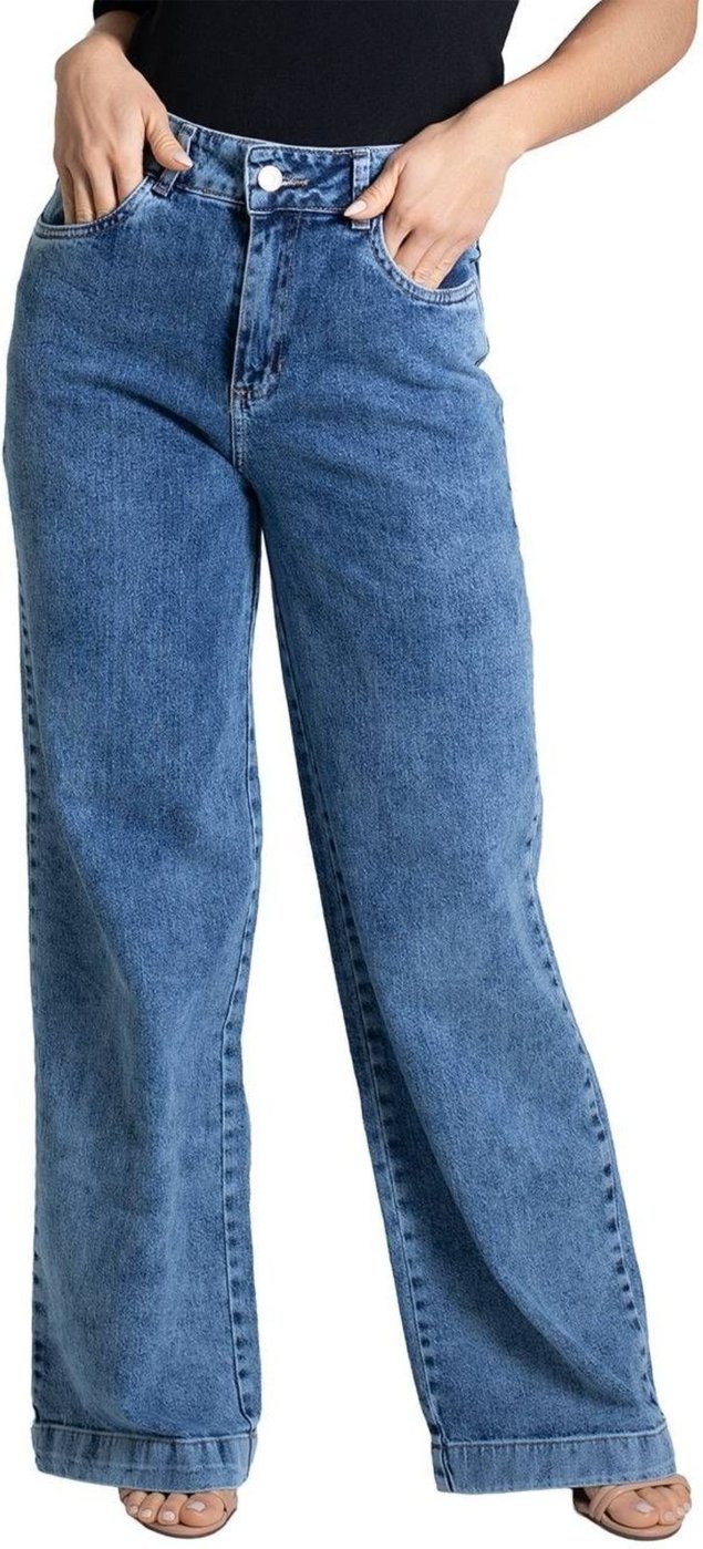 Calça Jeans Sawary Wide Leg - 280132