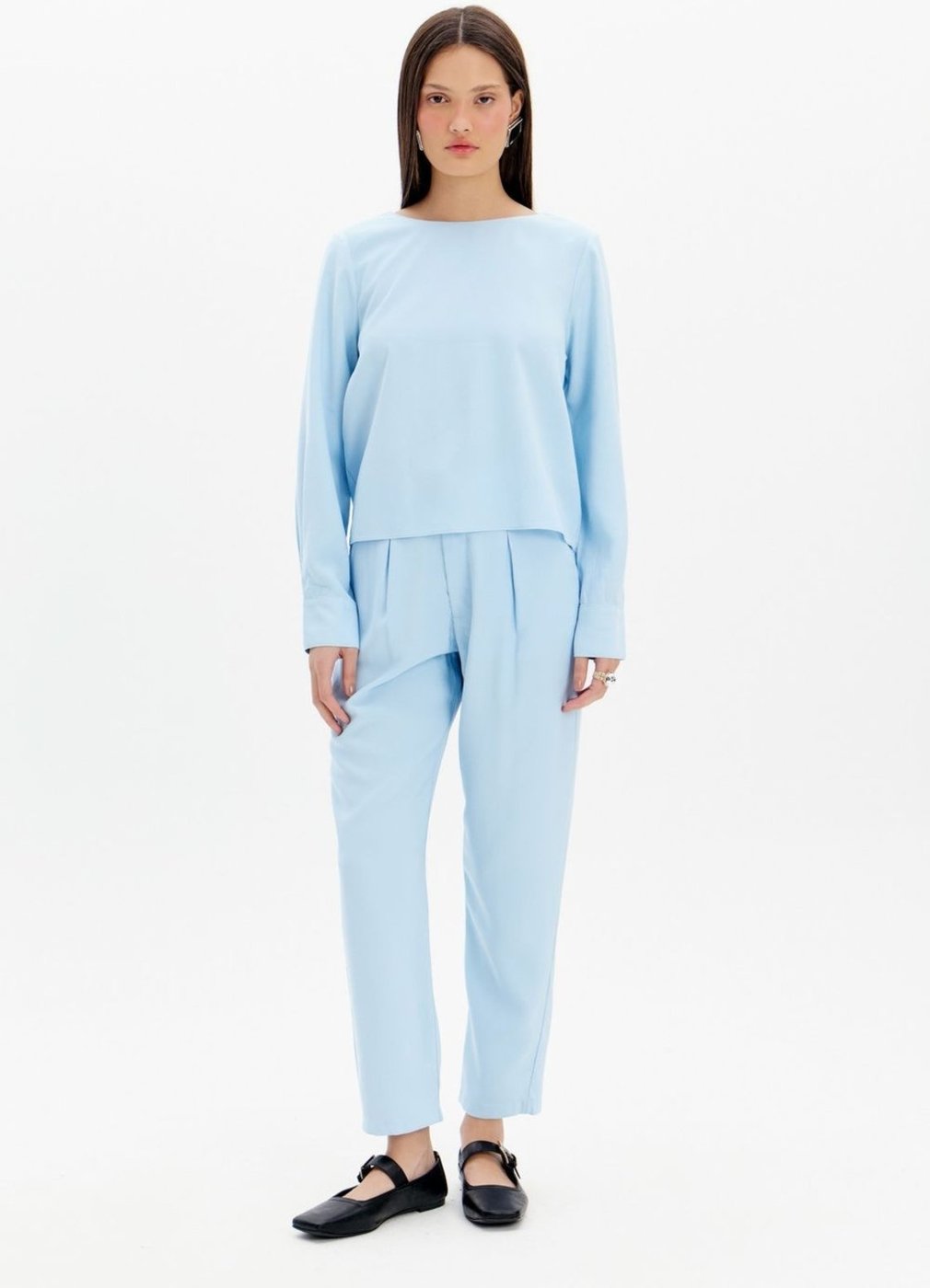 Calça Baggy Cintura Alta