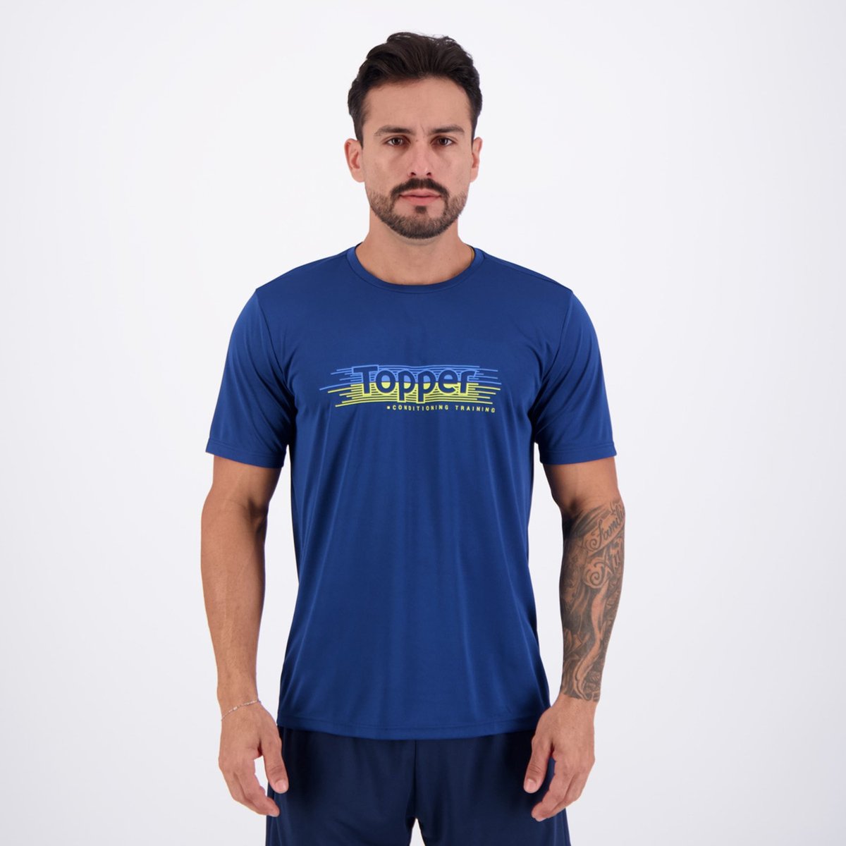 Imagem principal Camiseta Topper Treino Stamp Logo azul Topper azul