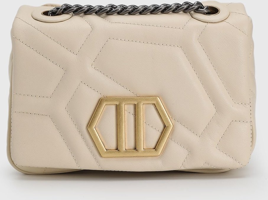 Imagem principal Bolsa Feminina Arezzo Matelassê Logo Dourada Off-White off-white white Arezzo off-white white