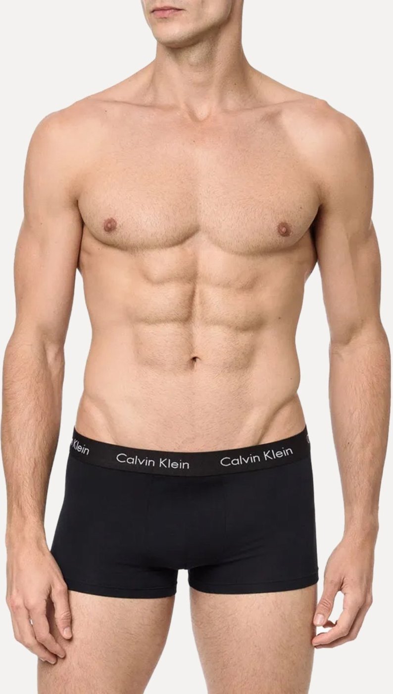 Imagem principal Cueca Calvin Klein Trunk Modern Cotton Seamless Eco Preta preto Calvin Klein preto