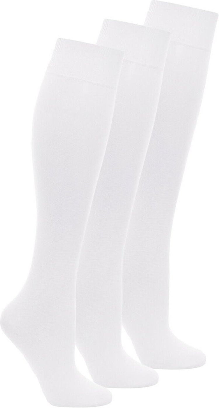 Kit com 3 Meias 3/4 Fio 40 Opaca Loba