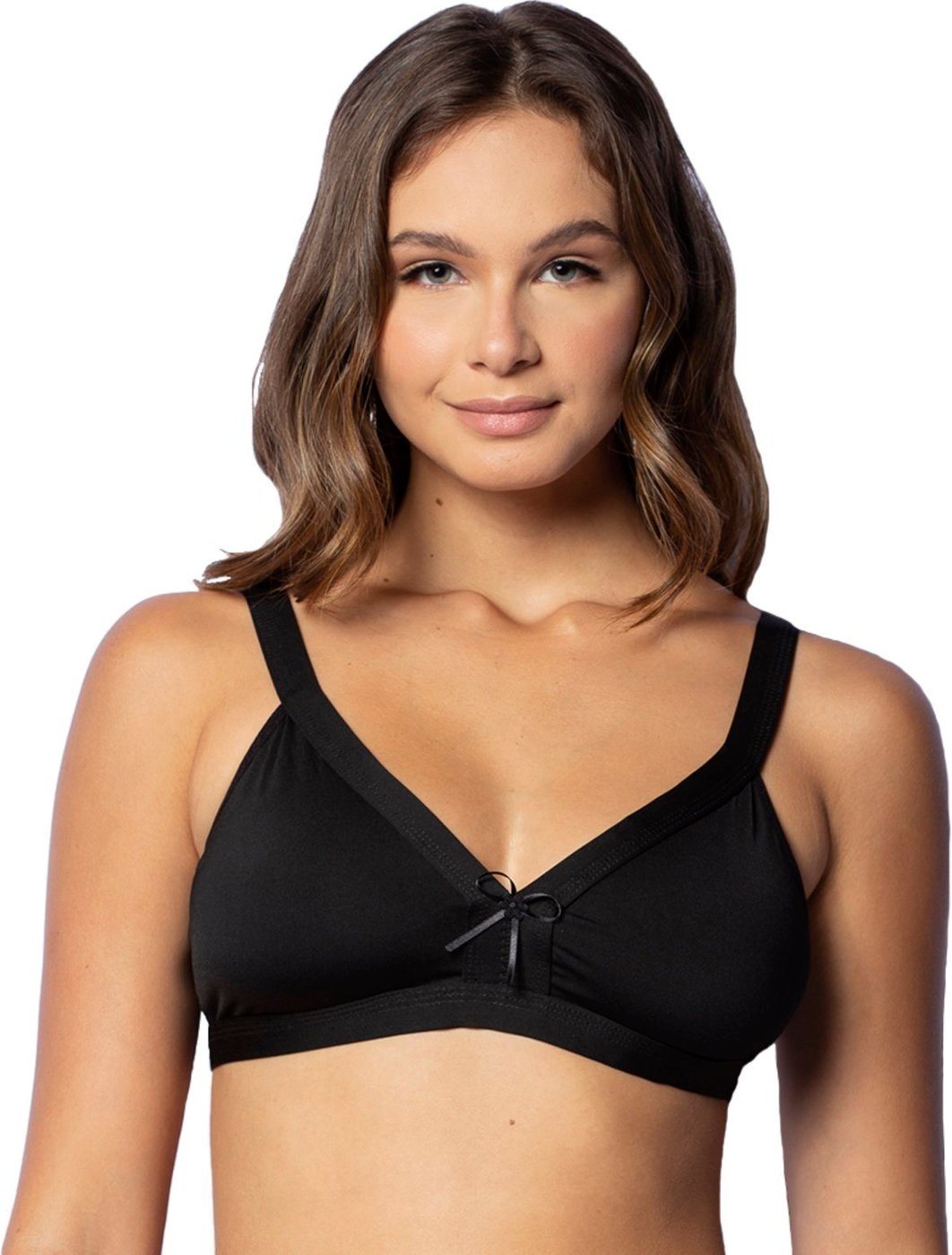 Imagem principal Sutiã Gabi Lingerie Feminino Sem Bojo Liso Confortável Microfibra Básico Poliamida branco Gabi Lingerie branco