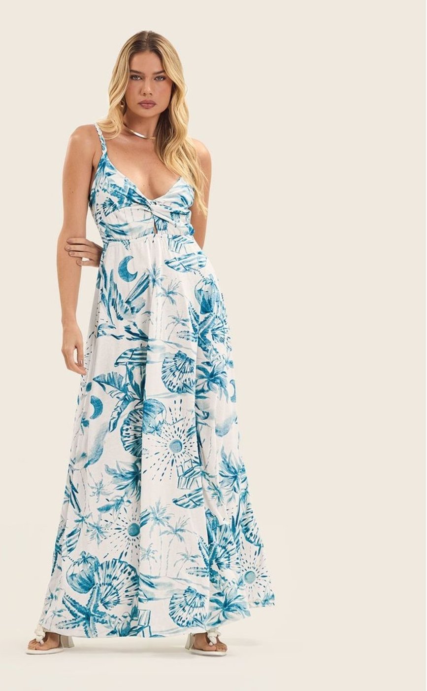 Vestido Longo Feminino em Meia Malha Endless