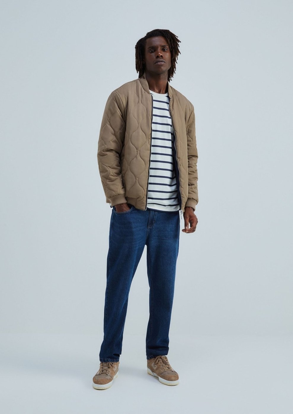 Imagem principal Calça Jeans Básica Masculina Reta azul azul