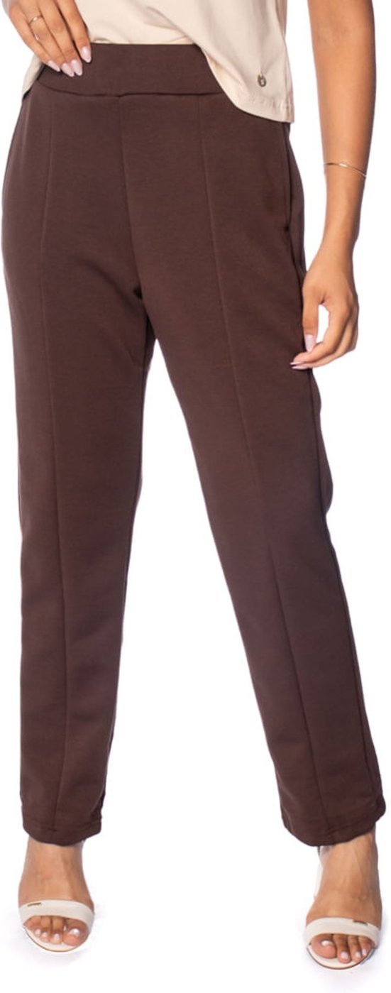 Imagem principal Calça Feminina Pellini Reta Cintura Alta café Pellini café