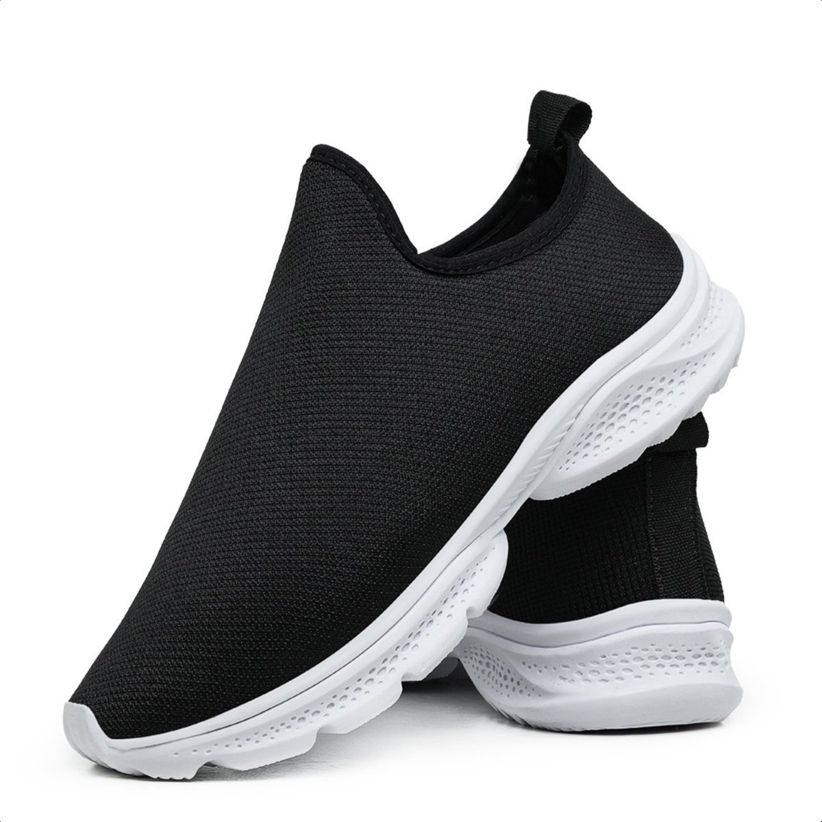 Tênis Sem Cadarço Feminino Slip Caminhada Calce Facil