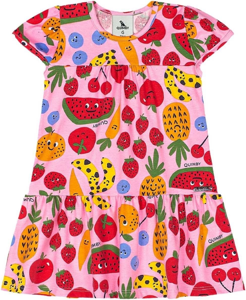 Infantil - Vestido Frutinhas para Menina Quimby