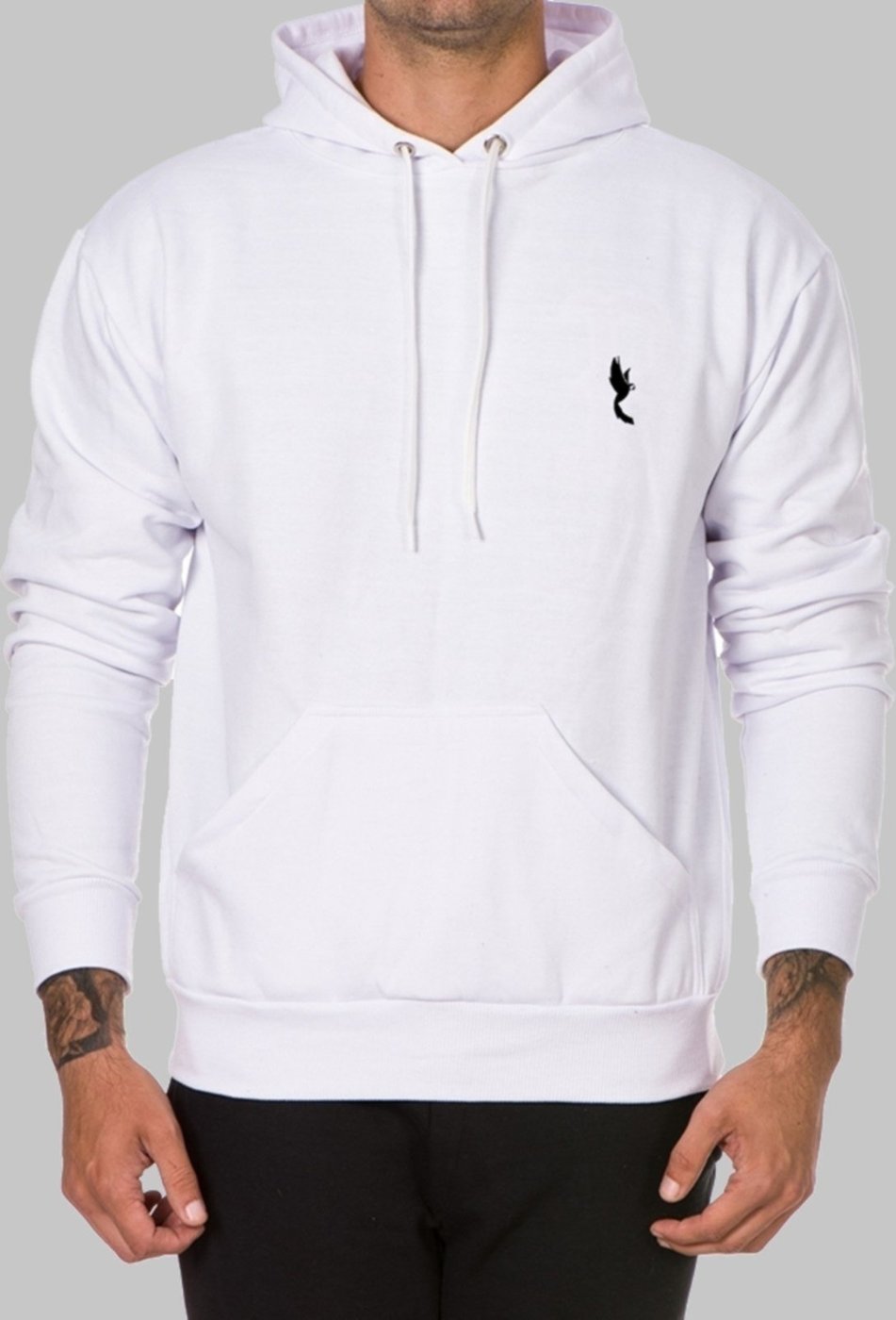 Imagem principal Blusa Moletom Inverno Polo Blu Com Capuz e Bolso Canguru Branco branco blu Polo Blu branco blu