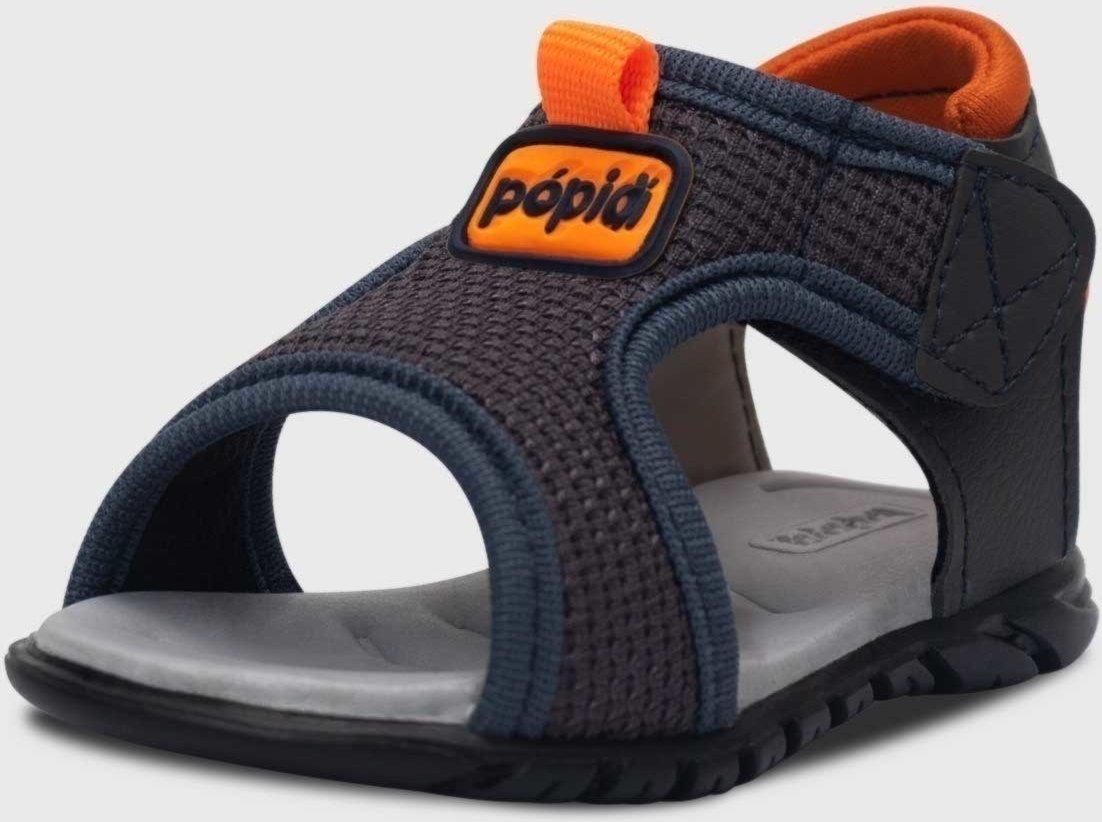 Imagem principal Infantil - Sandalia Papete Popidi Chumbo cinza Pópidí cinza
