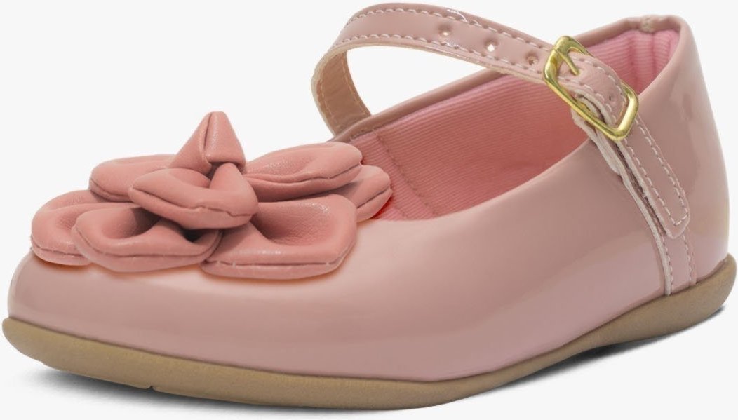 Imagem principal Infantil - Sapatilha Rasteira Feminina Pópidi Flor rosa Pópidí rosa