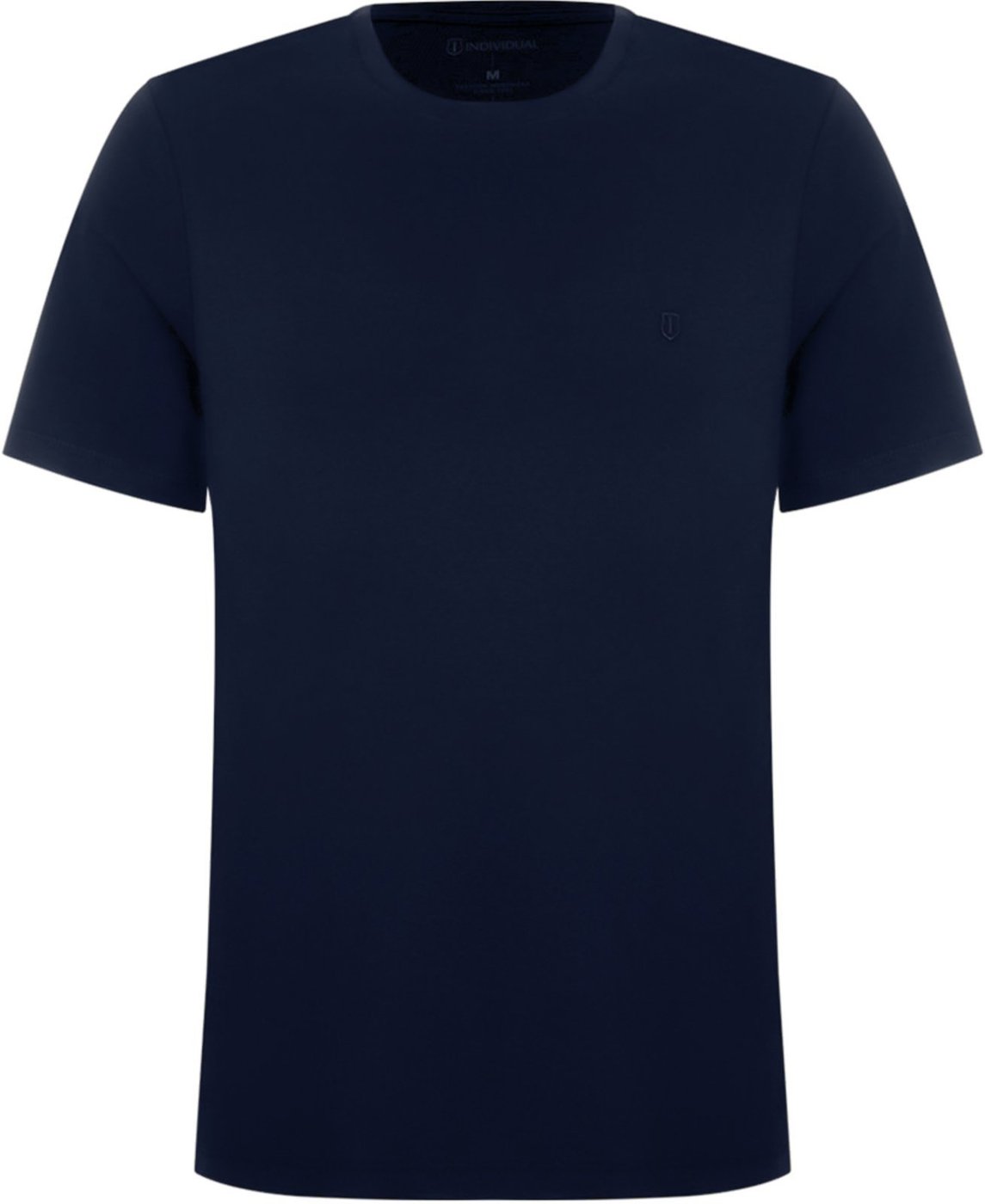 Camiseta Individual Basic Slim Ou24 Marinho Masculino