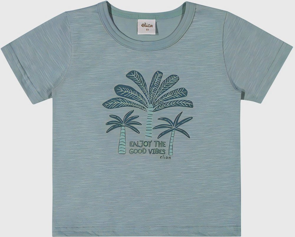 Imagem principal Infantil - Camiseta Elian Folhagem marrom Elian marrom