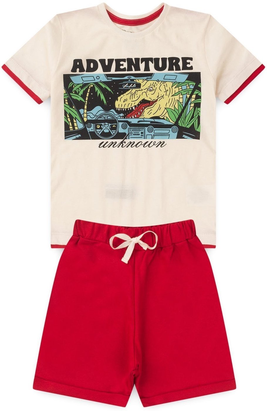 Imagem principal Infantil - Conjunto Bem Vestir Dino Camiseta e Bermuda off-white BEM VESTIR off-white